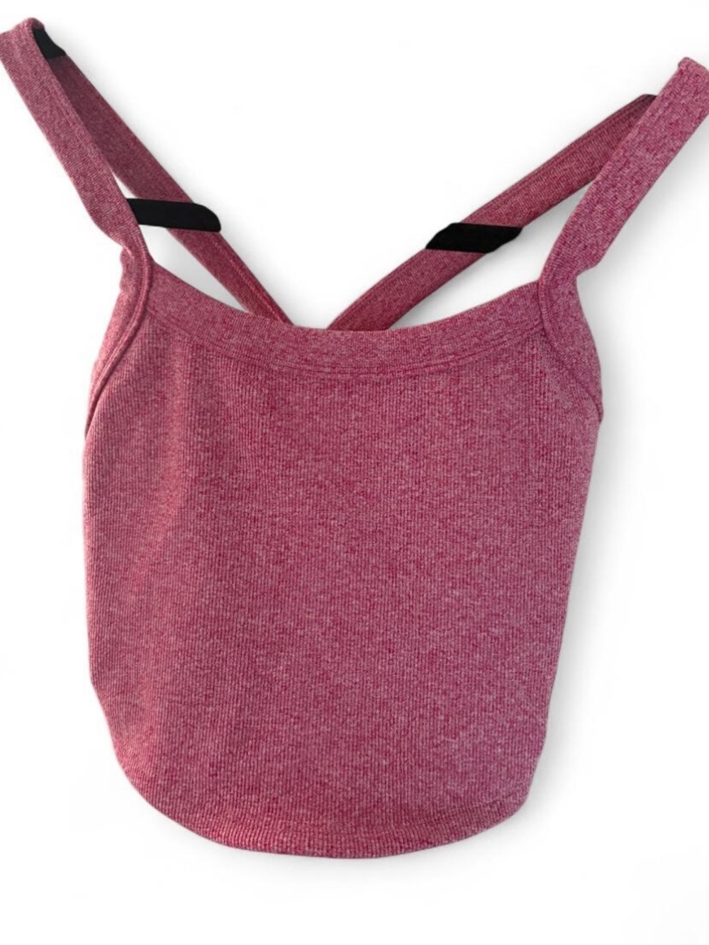 FP Movement by Free People Heathered Rose Cross-Back Tank